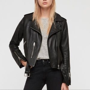 NWT AllSaints Balfern Leather Jacket